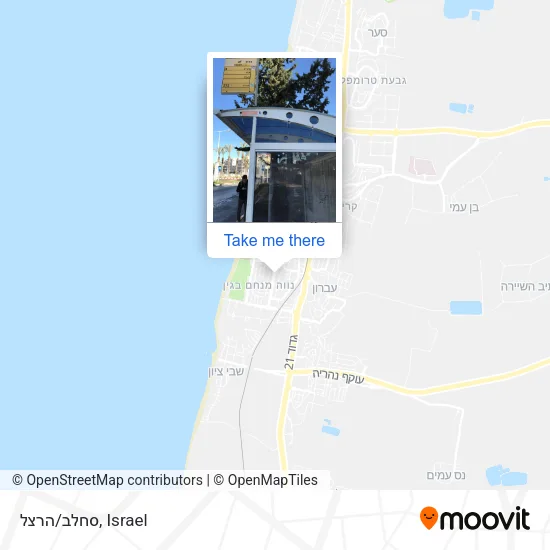 סחלב/הרצל map