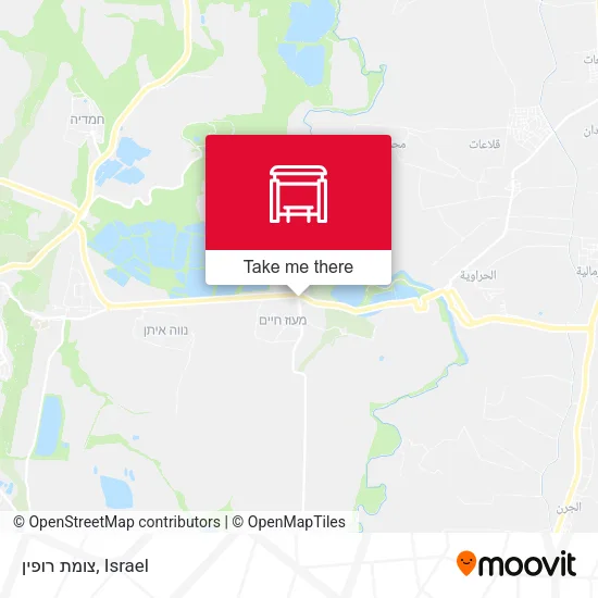 Карта צומת רופין