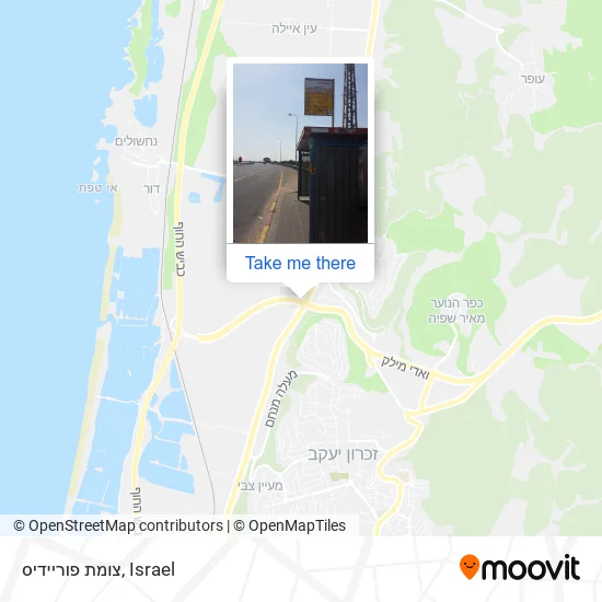 Карта צומת פוריידיס