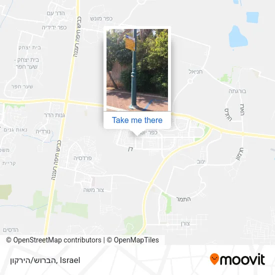 Карта הברוש/הירקון