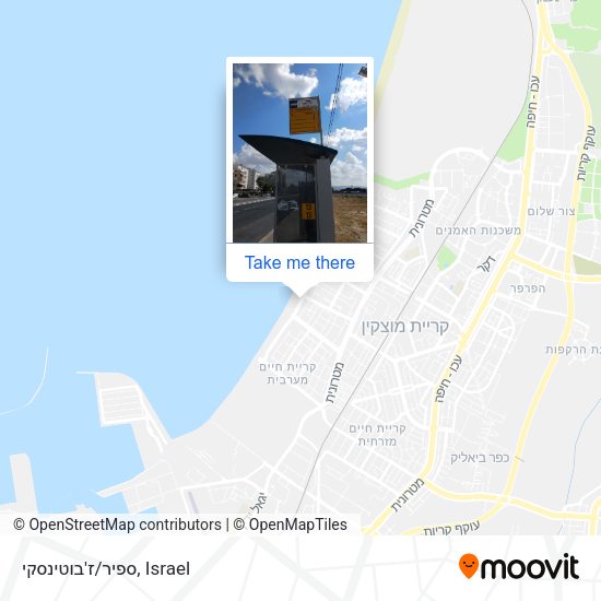ספיר/ז'בוטינסקי map