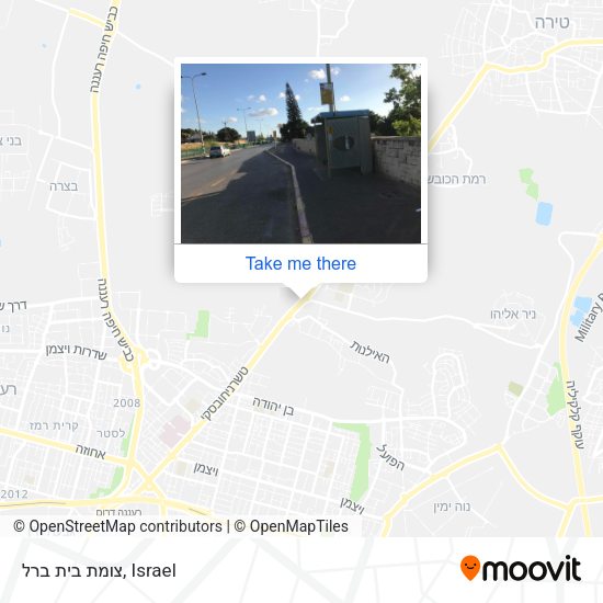 צומת בית ברל map