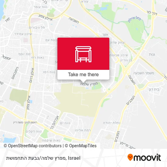 Карта מפרץ שלמה/גבעת התחמושת