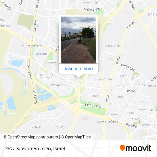 גולדה מאיר/ישראל גלילי map