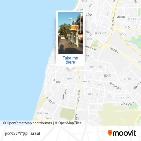 Карта קק''ל/כצנלסון