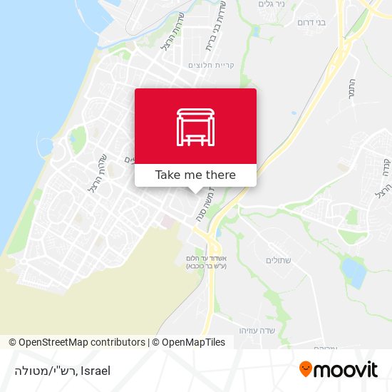 רש''י/מטולה map