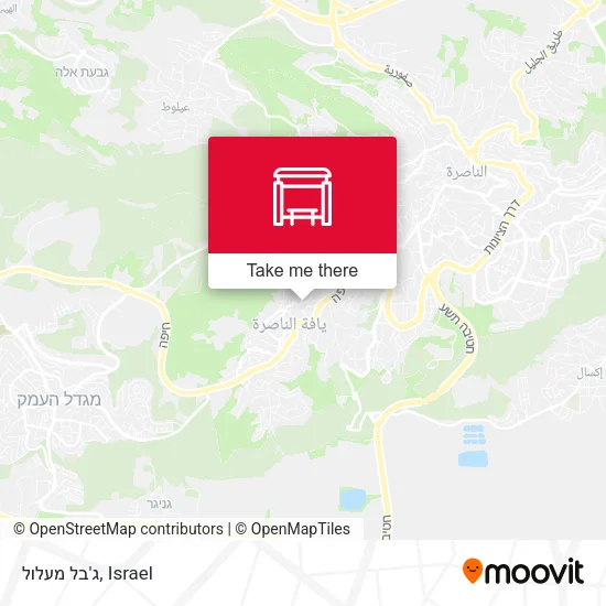 Карта ג'בל מעלול