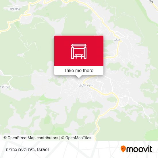 בית העם גברים map
