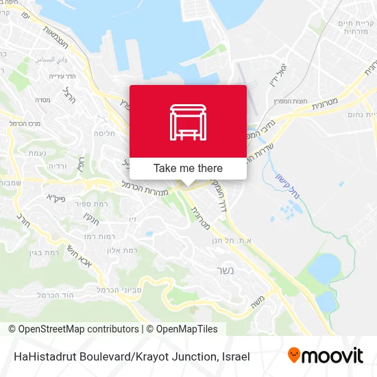 HaHistadrut Boulevard / Krayot Junction map