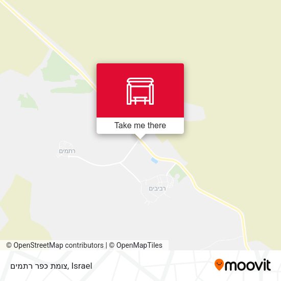 צומת כפר רתמים map