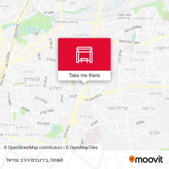 Карта בירנבוים/הרב עוזיאל