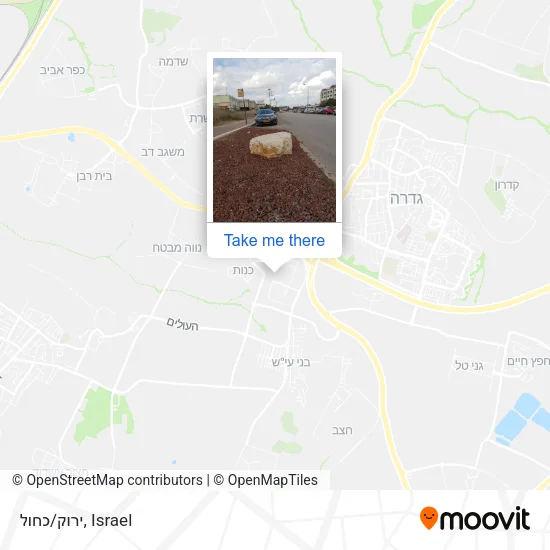 ירוק/כחול map