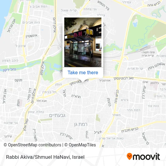 Rabbi Akiva/Shmuel HaNavi map