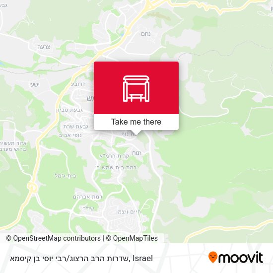 שדרות הרב הרצוג / רבי יוסי בן קיסמא map