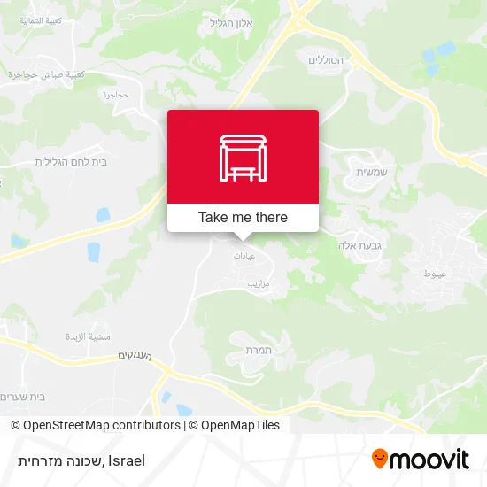Карта שכונה מזרחית
