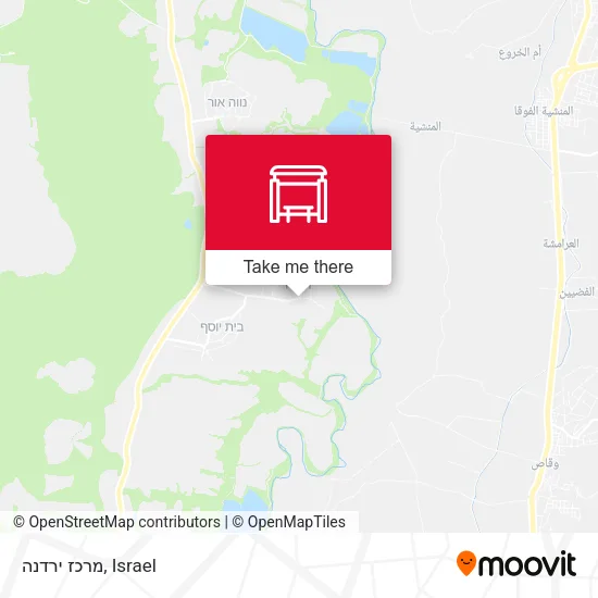 Карта מרכז ירדנה