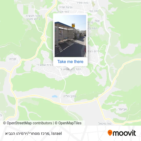 Карта מרכז מסחרי/ירמיהו הנביא