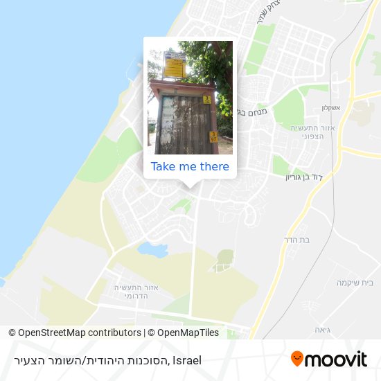 Карта הסוכנות היהודית/השומר הצעיר