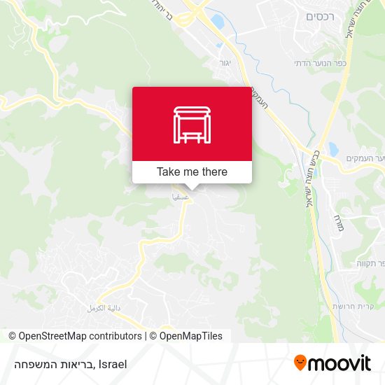 בריאות המשפחה map