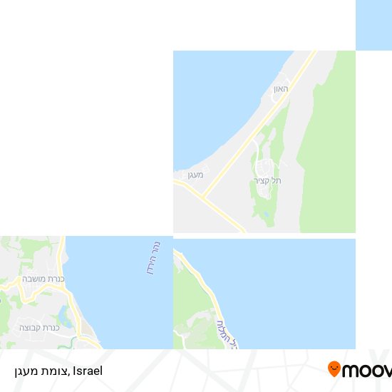 צומת מעגן map