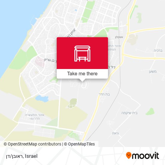ראובן/דן map
