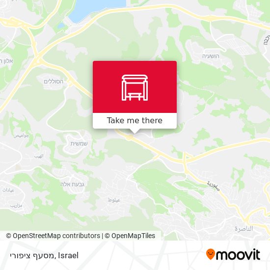 מסעף ציפורי map