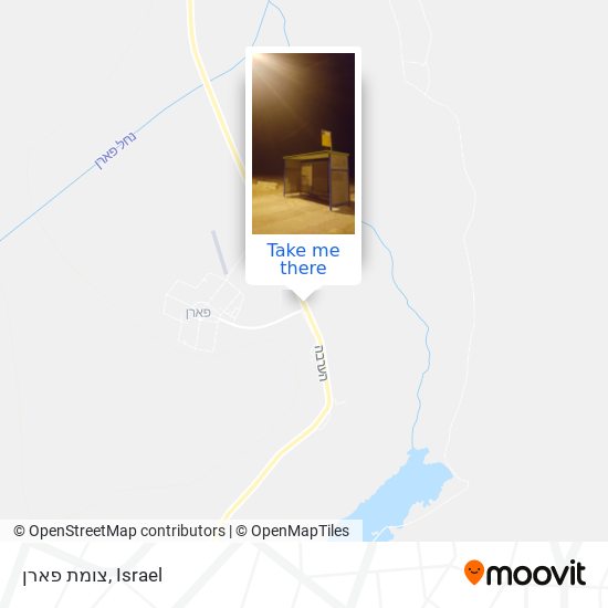 צומת פארן map