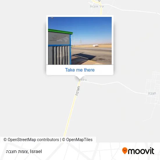 Карта צומת חצבה