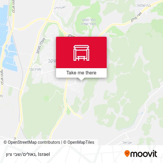 גאולים/שבי ציון map