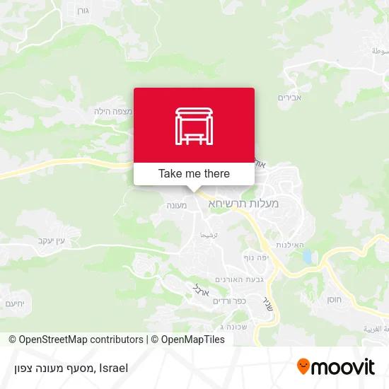 Карта מסעף מעונה צפון