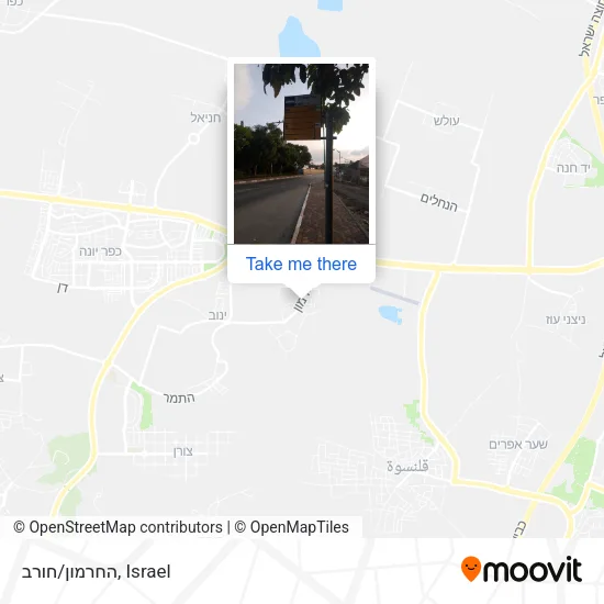 החרמון/חורב map