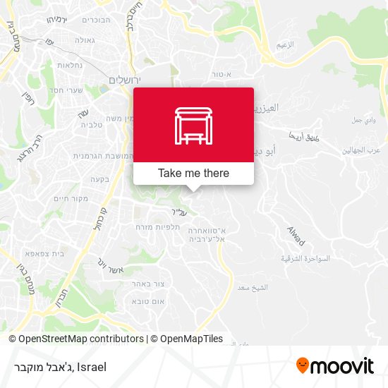 ג'אבל מוקבר map