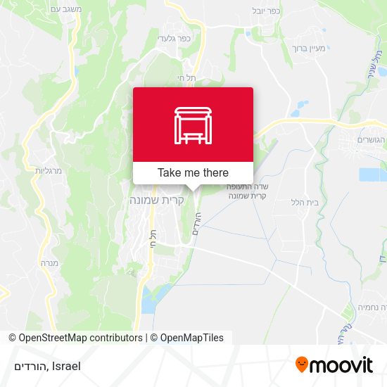 Карта הורדים