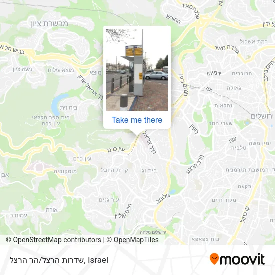 Карта שדרות הרצל/הר הרצל