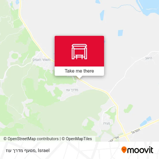 Карта מסעף מדרך עוז