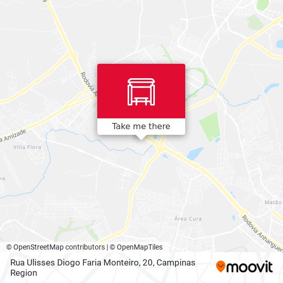 Rua Ulisses Diogo Faria Monteiro, 20 map