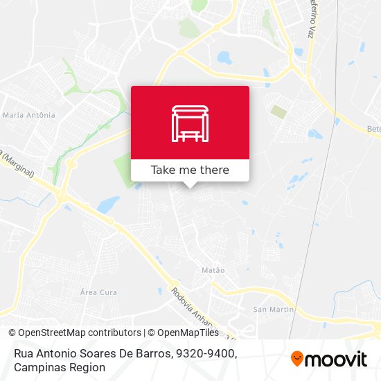 Rua Antonio Soares De Barros, 9320-9400 map