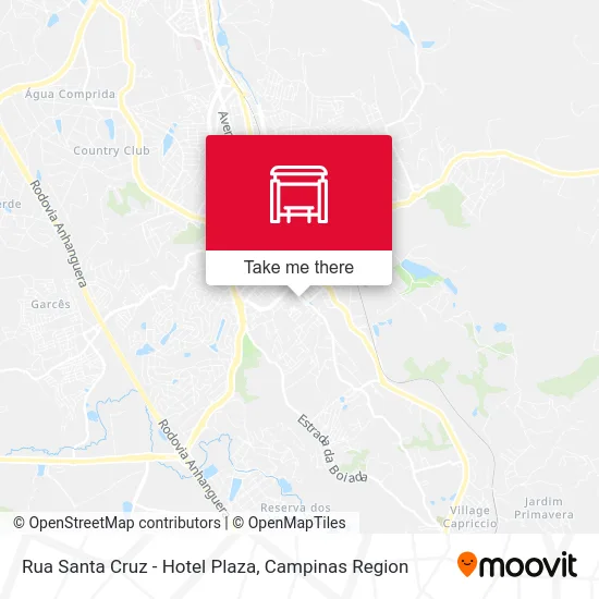 Rua Santa Cruz - Hotel Plaza map