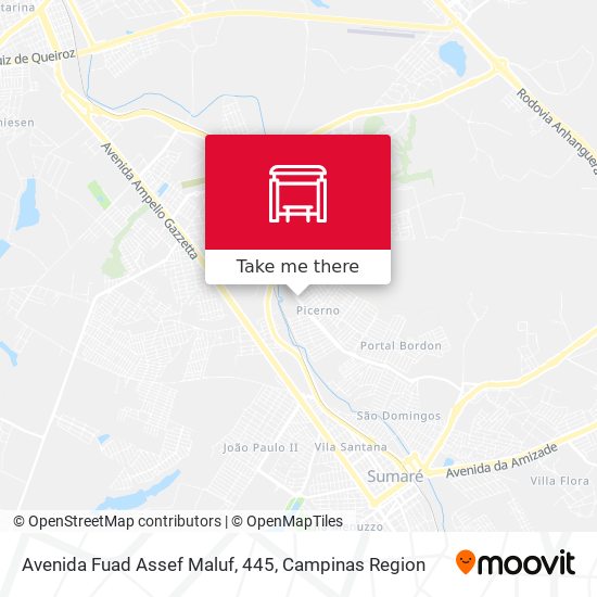 Avenida Fuad Assef Maluf, 445 map