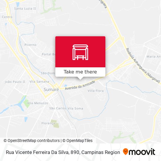 Rua Vicente Ferreira Da Silva, 890 map