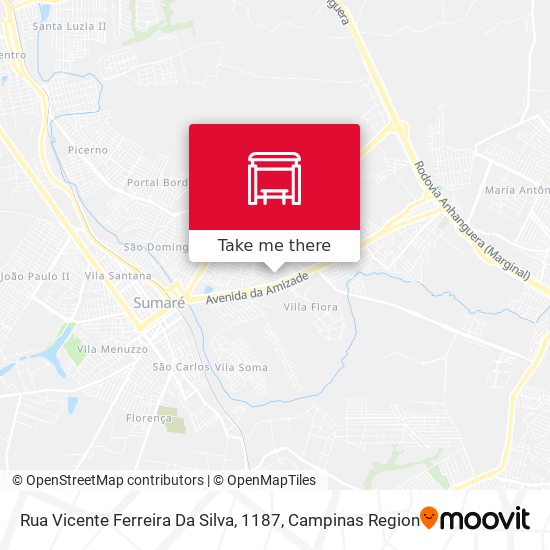 Rua Vicente Ferreira Da Silva, 1187 map