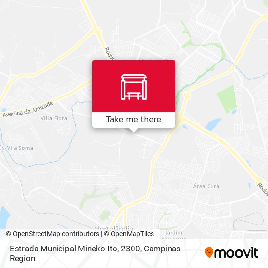 Estrada Municipal Mineko Ito, 2300 map