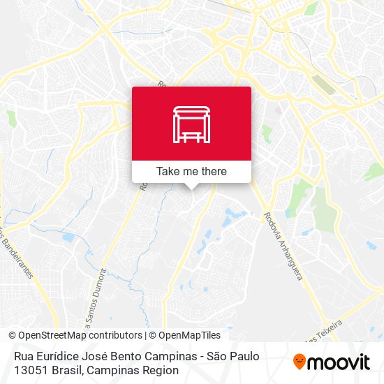 Rua Eurídice José Bento Campinas - São Paulo 13051 Brasil map