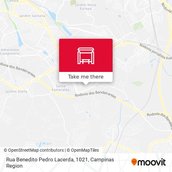 Rua Benedito Pedro Lacerda, 1021 map
