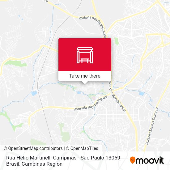Rua Hélio Martinelli Campinas - São Paulo 13059 Brasil map