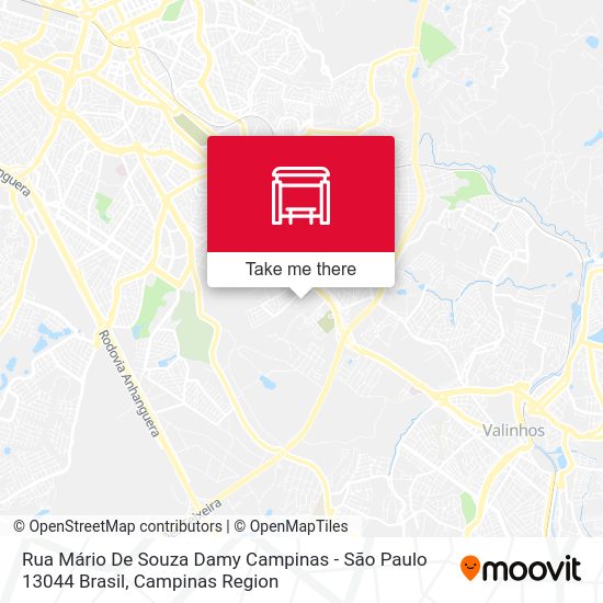 Rua Mário De Souza Damy Campinas - São Paulo 13044 Brasil map