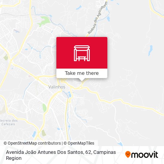 Avenida João Antunes Dos Santos, 62 map