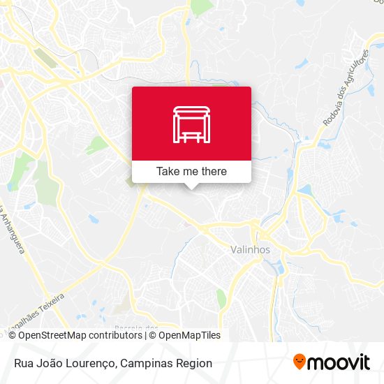 Rua João Lourenço map