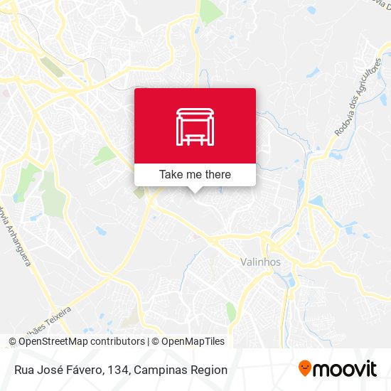 Rua José Fávero, 134 map