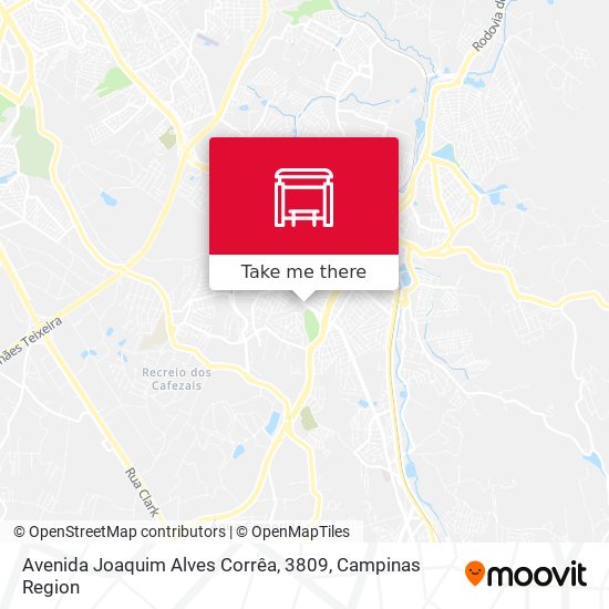 Mapa Avenida Joaquim Alves Corrêa, 3809